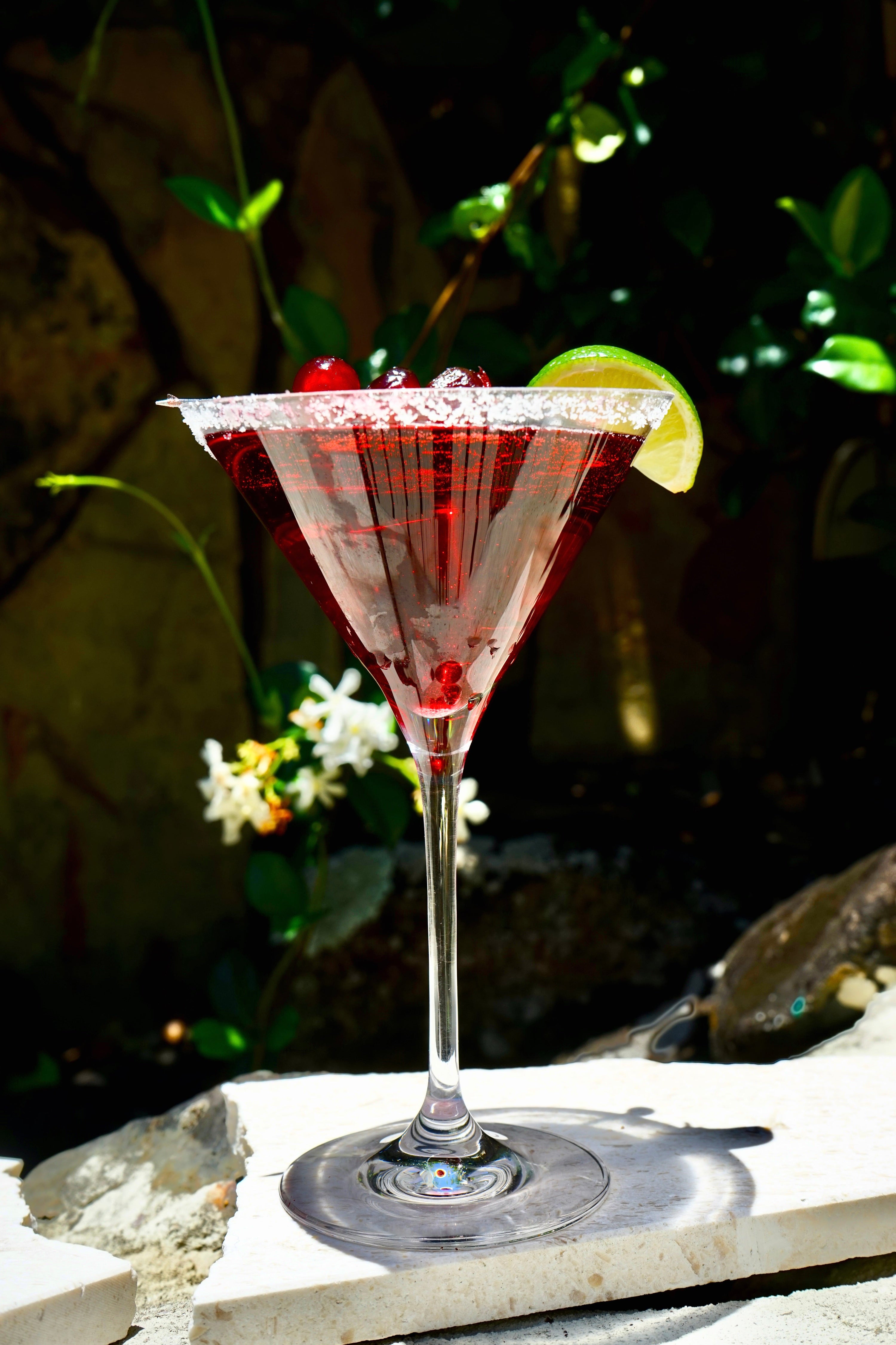 Cranberry Lime Martini